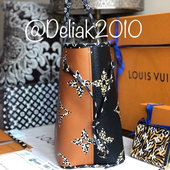 SOLD! Louis Vuitton Giant Jungle Neverfull Black - Picture 3 of 8